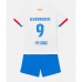 Barcelona Robert Lewandowski #9 Dětské Oblečení Venkovní Dres 2023-24 Krátkým Rukávem (+ trenýrky)